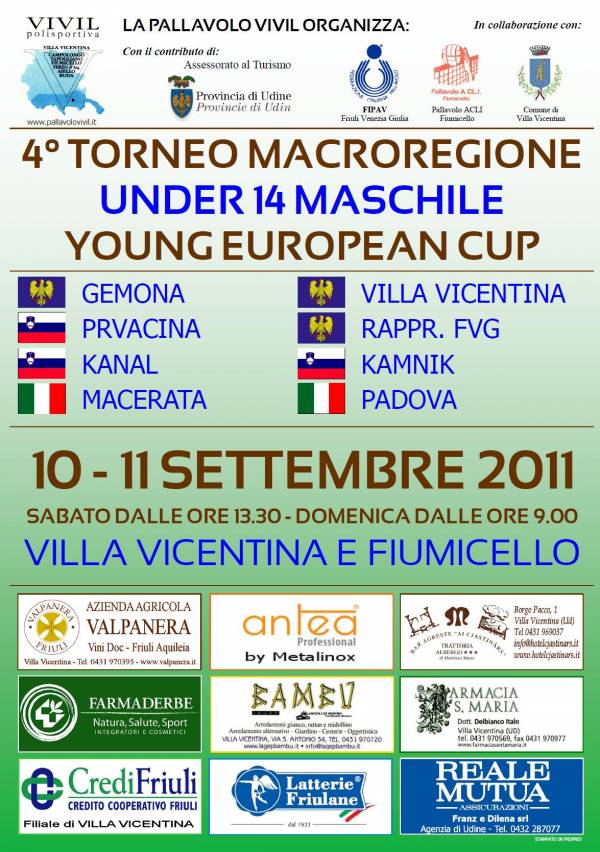 4° Torneo Internazionale Macroregione - Locandina