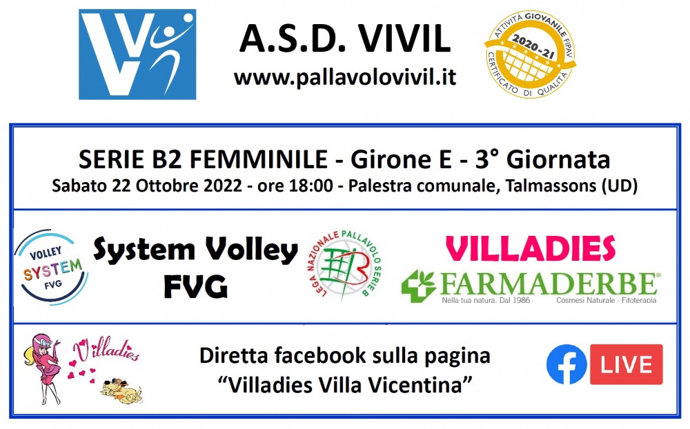 Volley System FVG-Villadies Farmaderbe