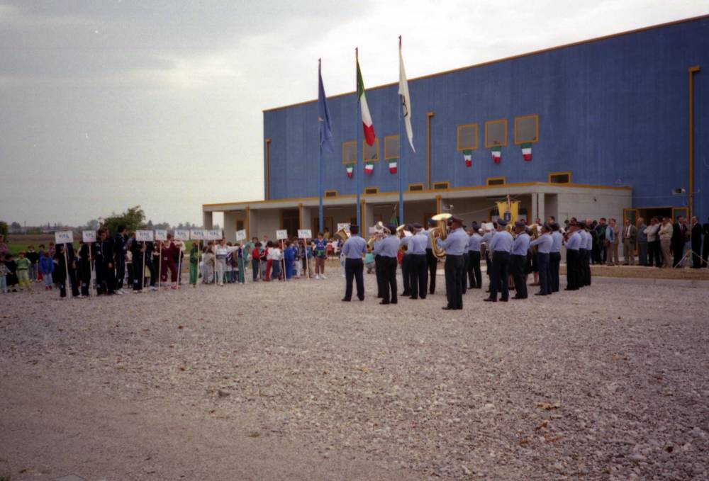 Inaugurazione della palestra di Villa Vicentina (27 settembre 1986)