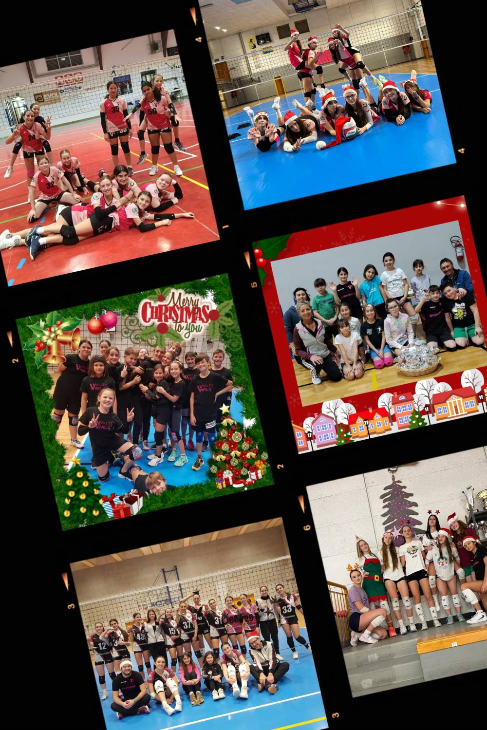 La raccolta degli auguri delle squadre giovanili Vivil