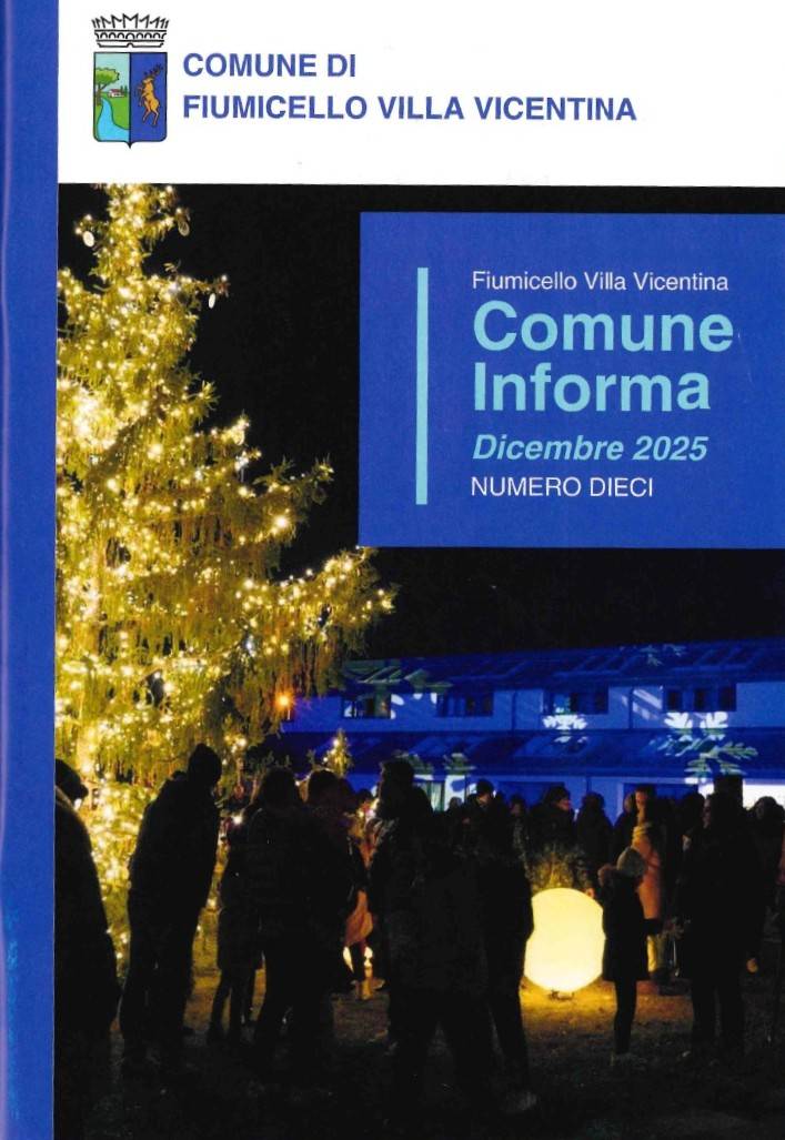 la copertina di comune informa dicembre 2025