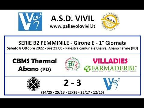 immagine di anteprima del video: CBMS Thermal Abano - VILLADIES FARMADERBE 2-3