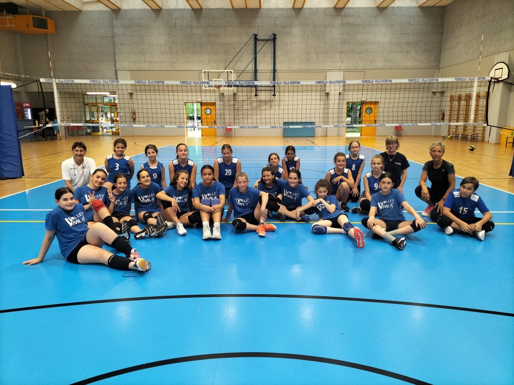 Vivilvolley U12 e Pallavolo Mossa a Fiumicello