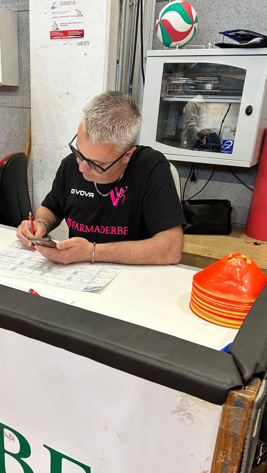 Segnapunti al lavoro