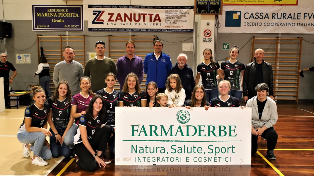 B2 Villadies Farmaderbe con i tecnici Sandri, Orel e Fiori, i dirigenti Mian e Serazin