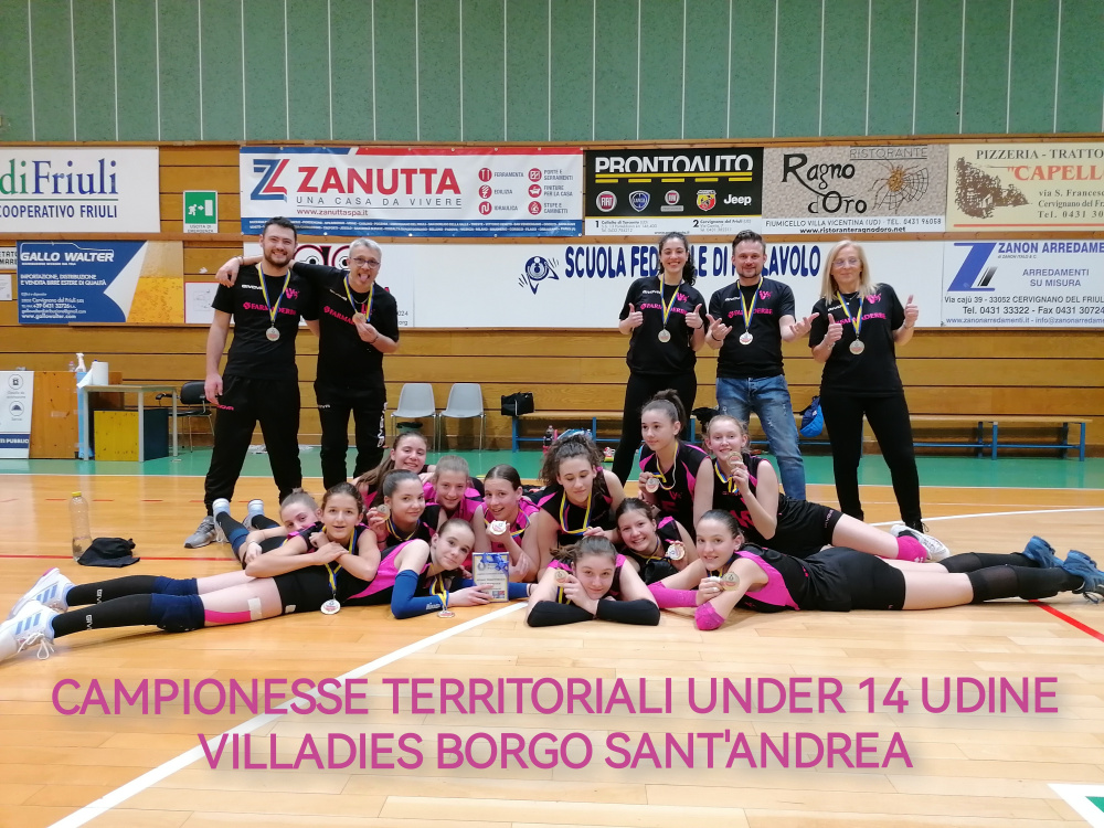 Villadies Borgo Sant'Andrea vince di nuovo il titolo territoriale Under 14