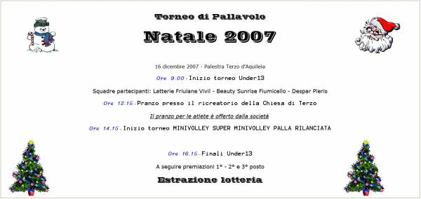 Torneo Natale 2007