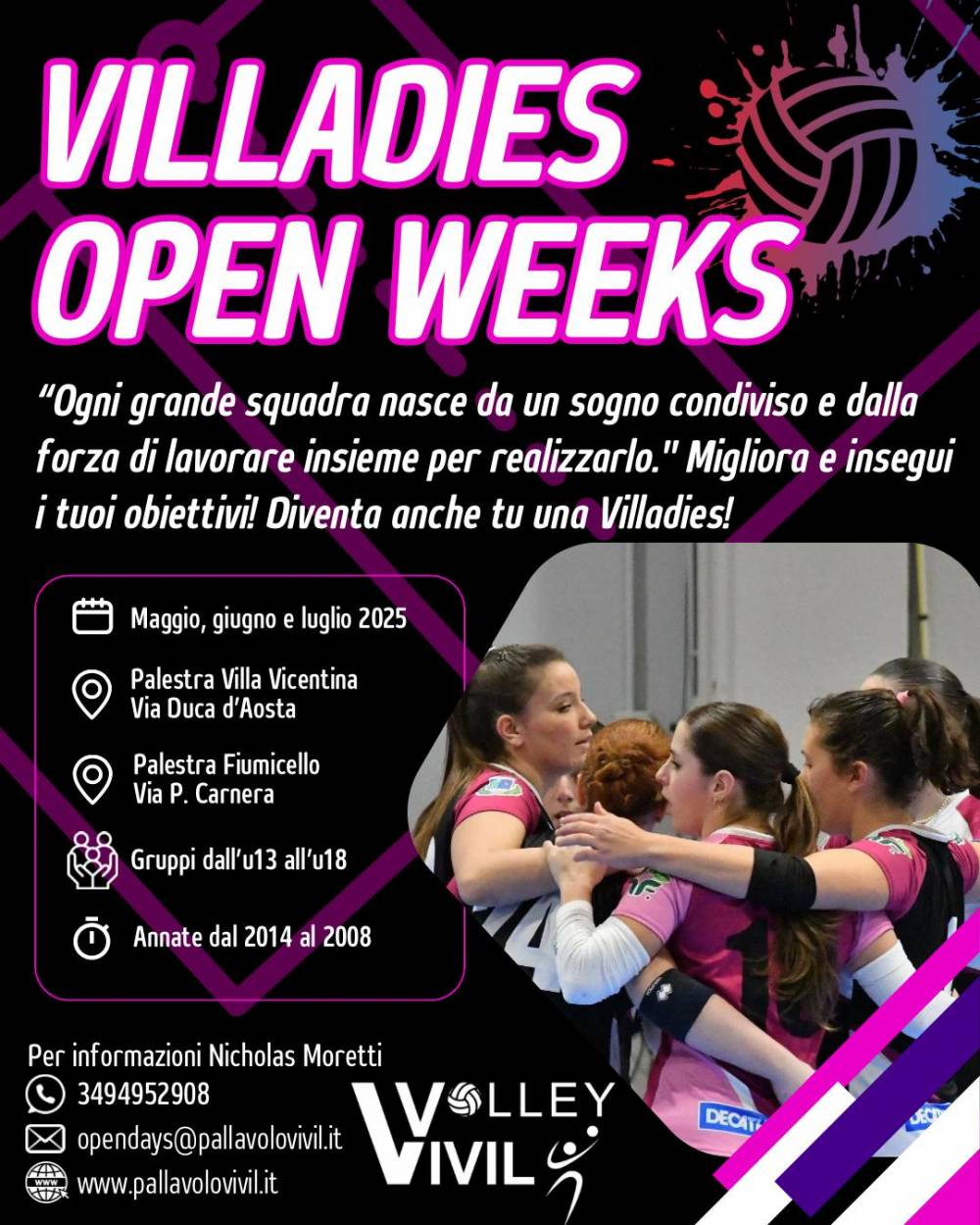 Open Weeks Villadies