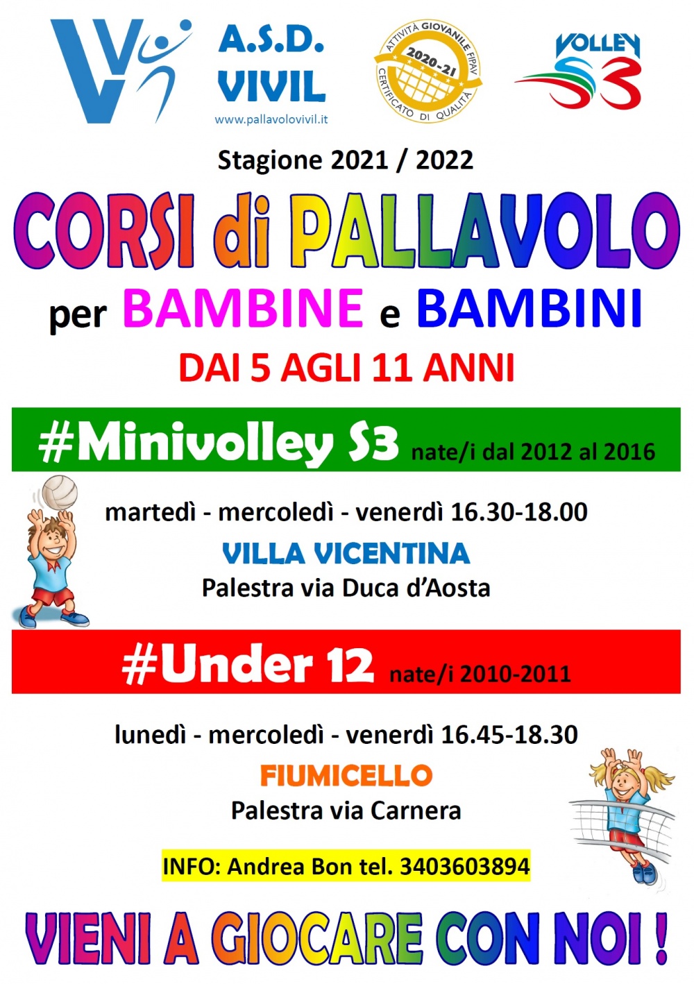 Volantino Minivolley Under12